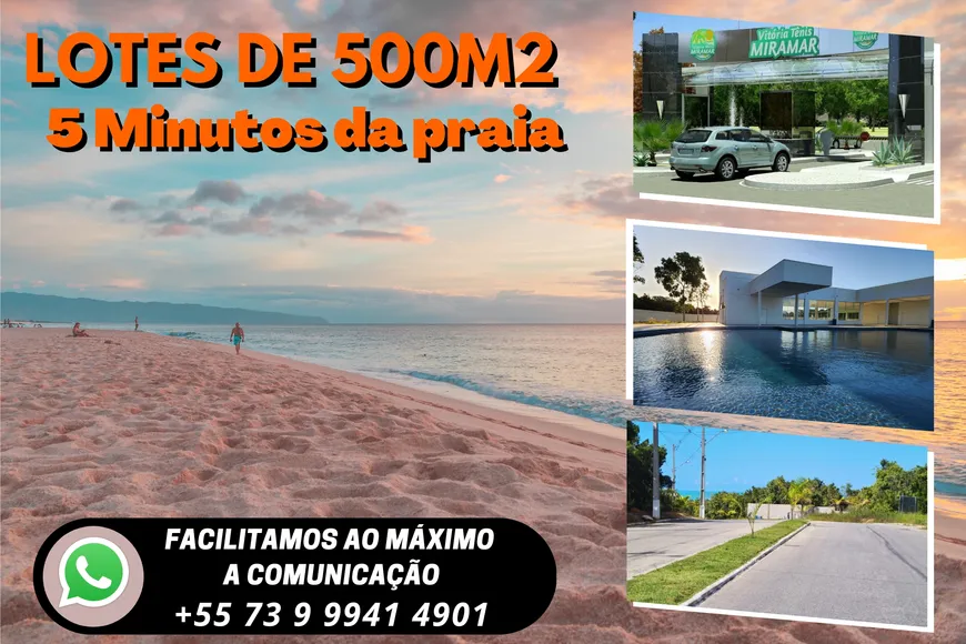 Foto 1 de Lote/Terreno à venda, 500m² em Taperapuan, Porto Seguro