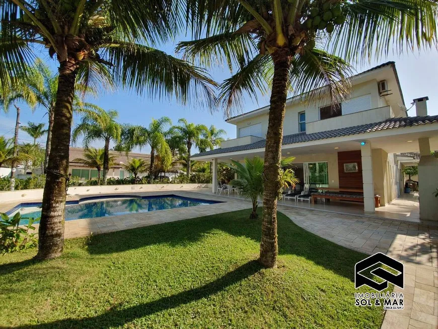 Foto 1 de Casa com 5 Quartos para venda ou aluguel, 450m² em Balneário Praia do Pernambuco, Guarujá