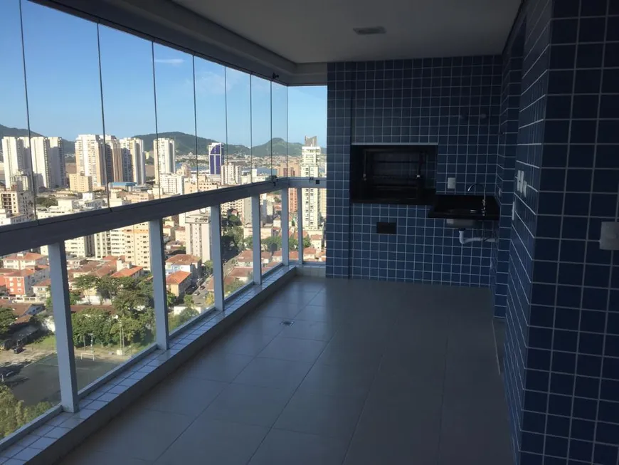 Foto 1 de Apartamento com 3 Quartos para alugar, 141m² em Aparecida, Santos