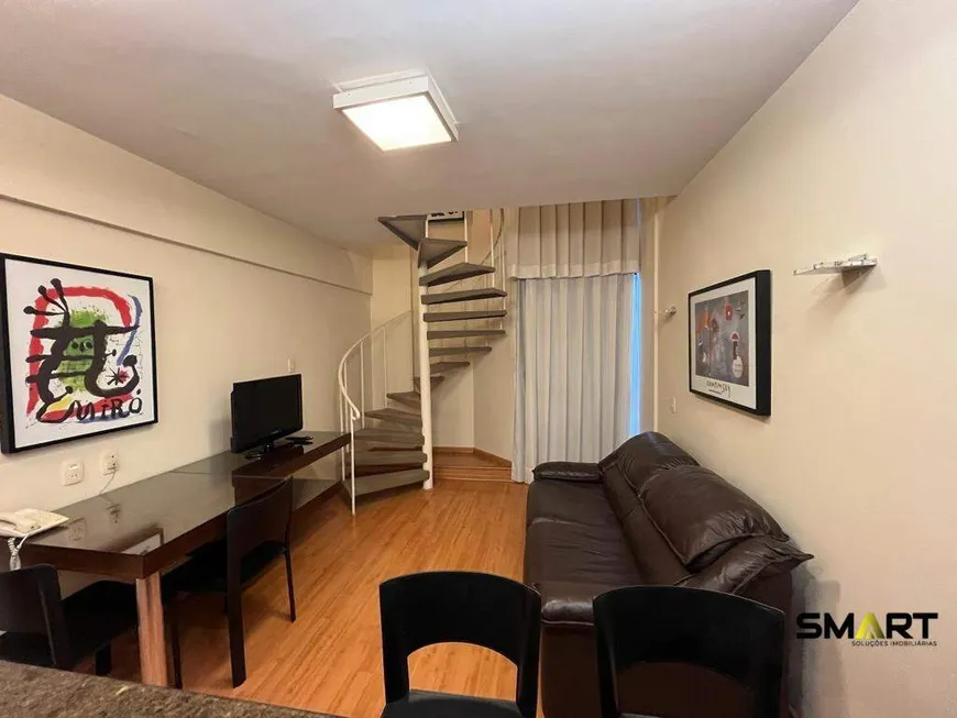 Foto 1 de Apartamento com 1 Quarto para alugar, 42m² em Savassi, Belo Horizonte