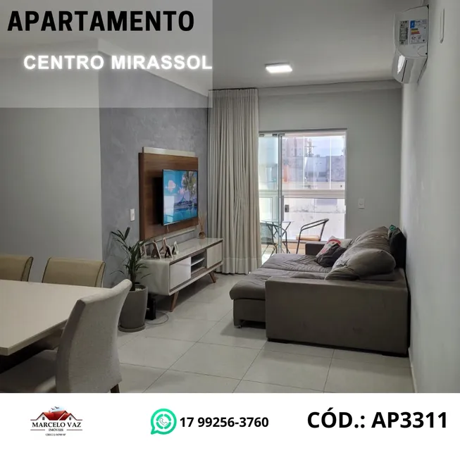 Foto 1 de Apartamento com 3 Quartos à venda, 131m² em Centro, Mirassol