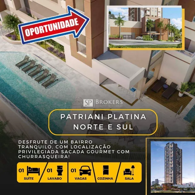 Foto 1 de Apartamento com 1 Quarto à venda, 47m² em Chácara da Barra, Campinas