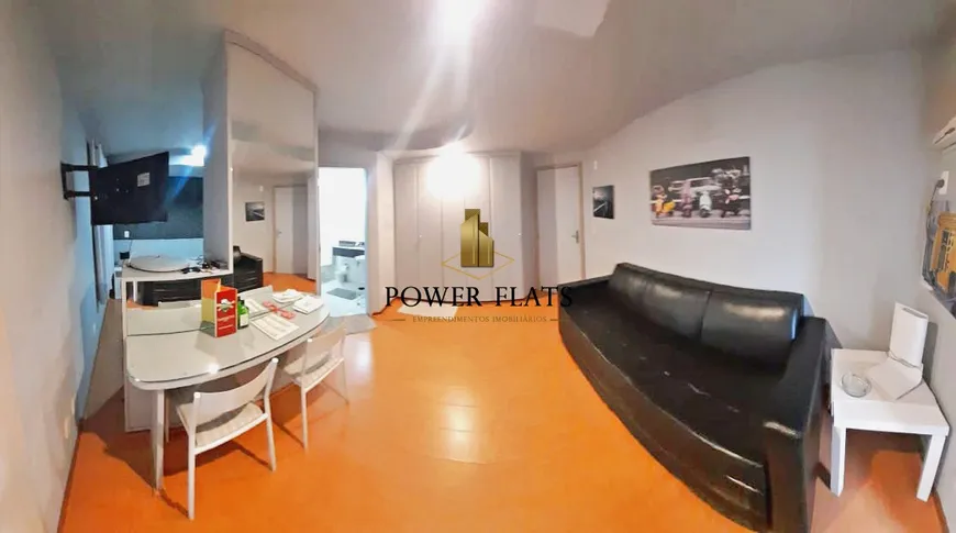 Foto 1 de Flat com 1 Quarto para alugar, 35m² em Brooklin, São Paulo