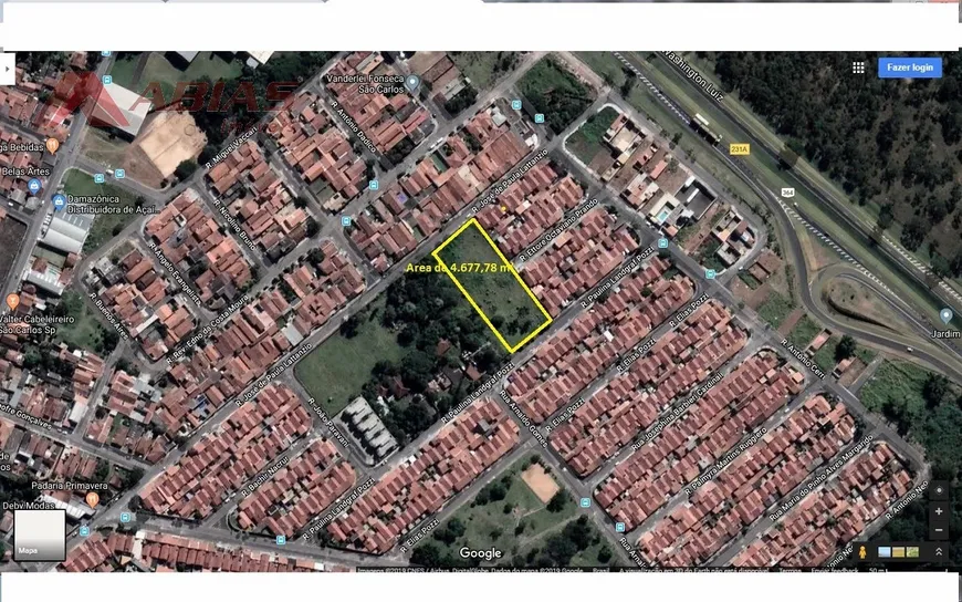 Foto 1 de Lote/Terreno à venda, 4677m² em Vila Nery, São Carlos