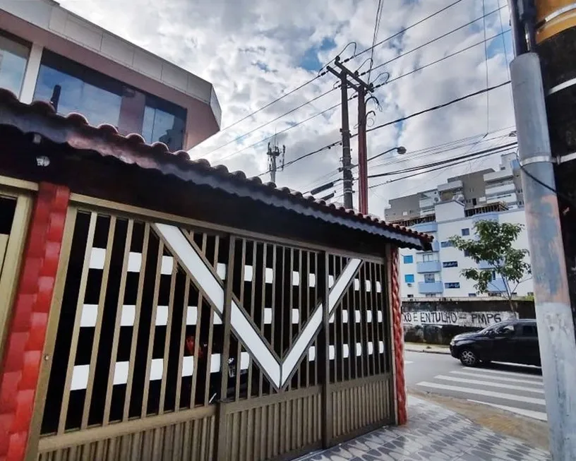 Foto 1 de Sobrado com 3 Quartos à venda, 121m² em Canto do Forte, Praia Grande