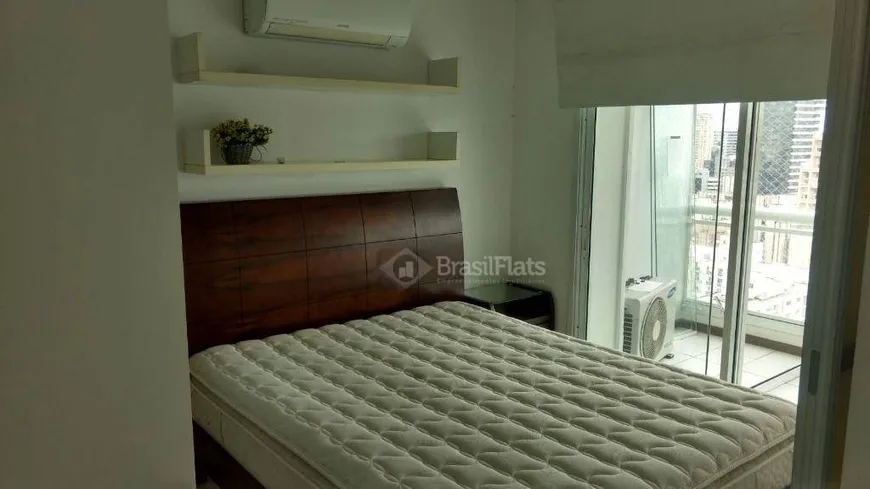 Foto 1 de Flat com 1 Quarto para alugar, 53m² em Brooklin, São Paulo