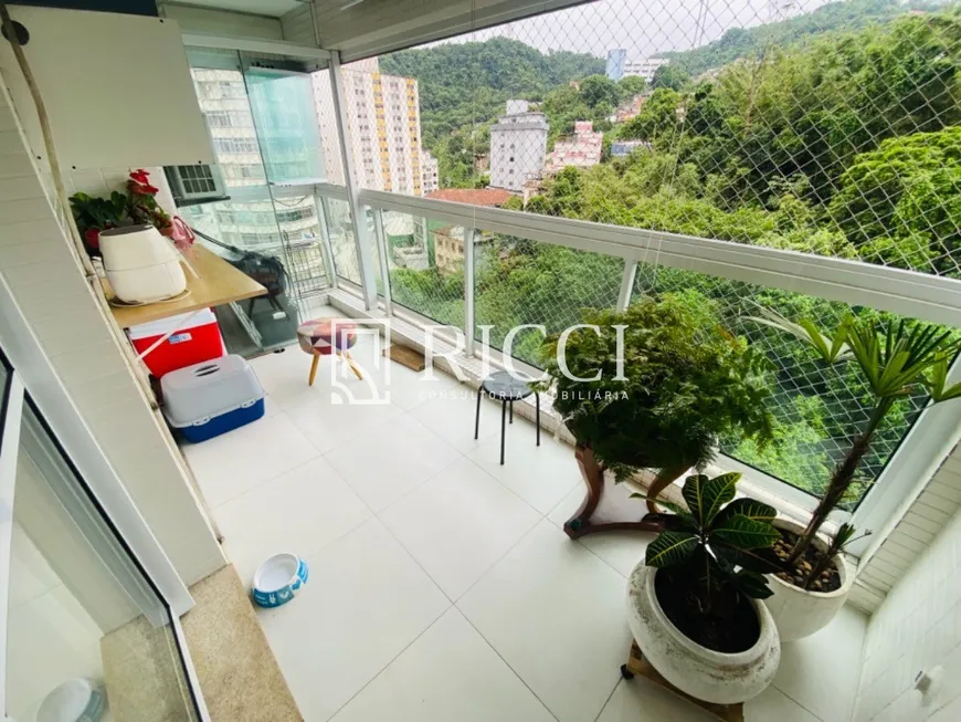 Foto 1 de Apartamento com 2 Quartos à venda, 77m² em José Menino, Santos