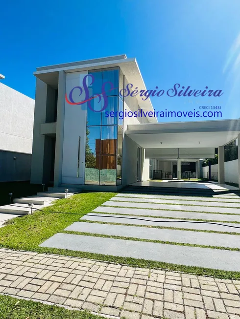 Foto 1 de Casa com 5 Quartos para alugar, 395m² em Alphaville Fortaleza, Eusébio
