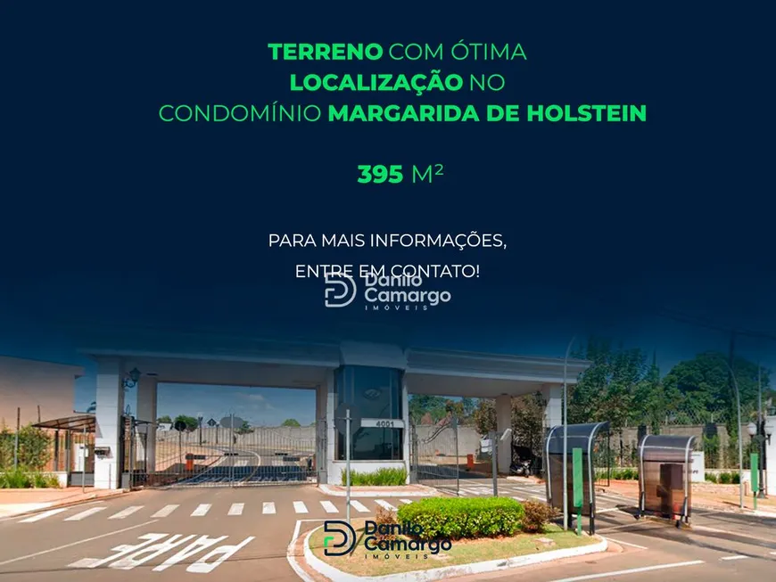 Foto 1 de Lote/Terreno à venda, 395m² em Condominio Margarida De Holstein, Limeira