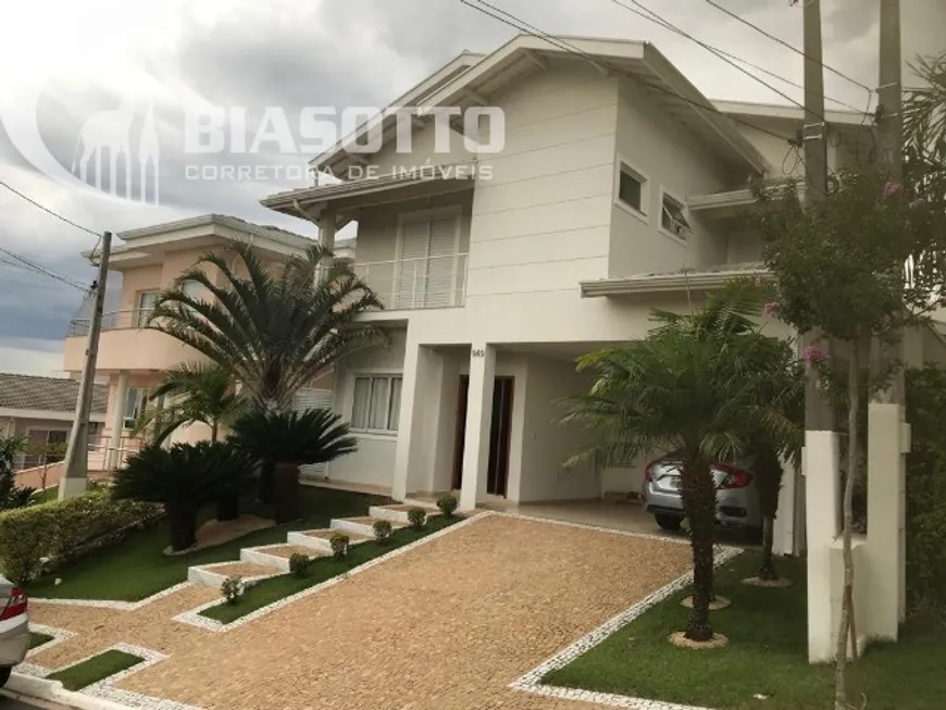 Foto 1 de Casa de Condomínio com 3 Quartos à venda, 243m² em Jardim Recanto, Valinhos