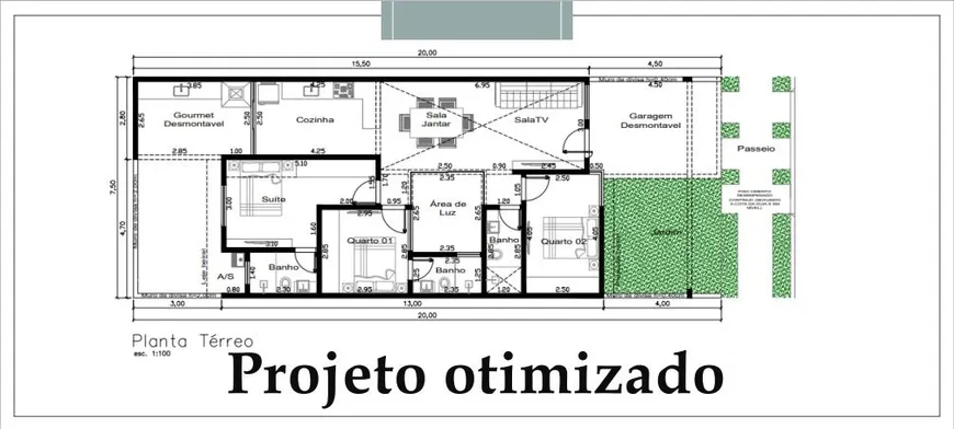 Foto 1 de Casa de Condomínio com 3 Quartos à venda, 98m² em Loteamento Dinora Rosa, Sorocaba