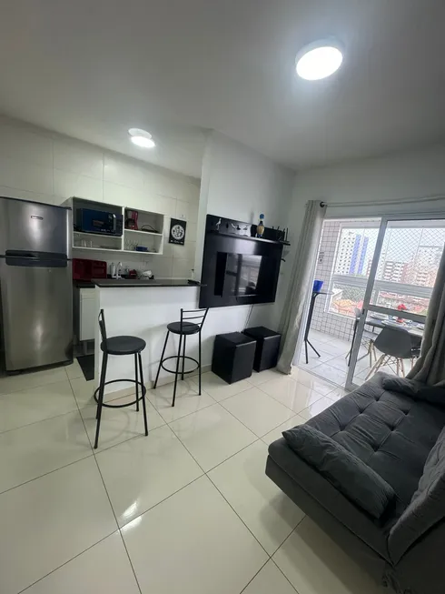 Foto 1 de Apartamento com 1 Quarto à venda, 43m² em Vila Caicara, Praia Grande