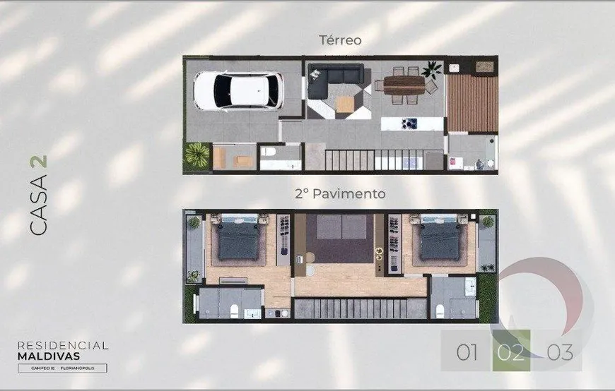 Foto 1 de Casa com 3 Quartos à venda, 134m² em Campeche, Florianópolis