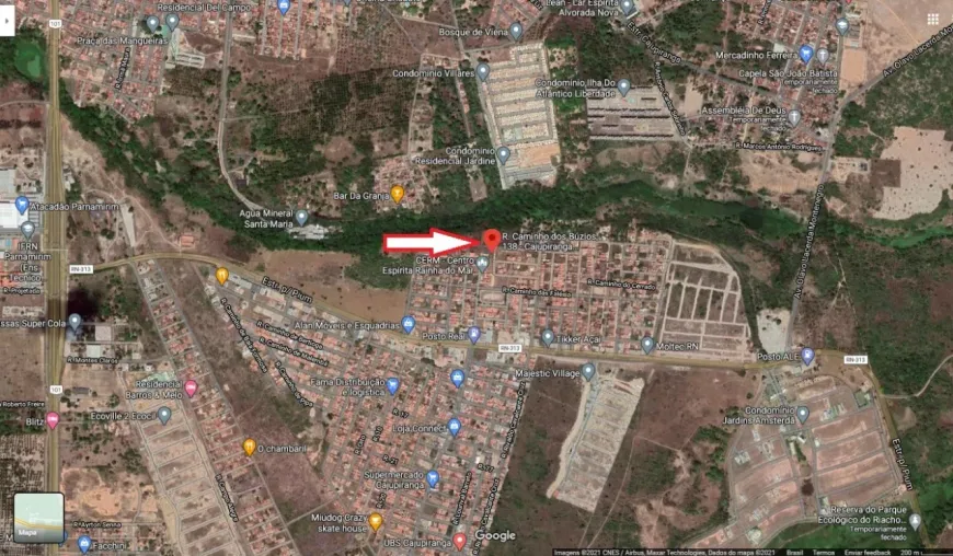 Foto 1 de Lote/Terreno à venda, 400m² em Cajupiranga, Parnamirim