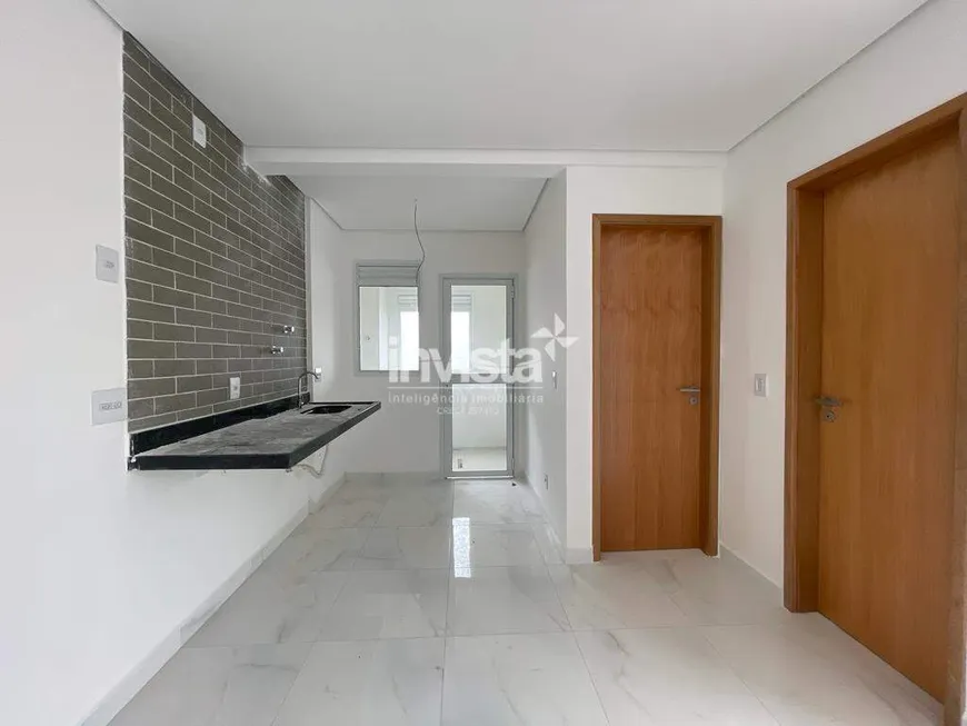 Foto 1 de Apartamento com 1 Quarto à venda, 46m² em Estuario, Santos