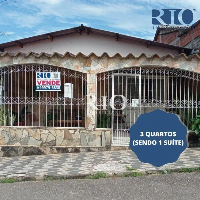 Foto 1 de Casa com 3 Quartos à venda, 100m² em Bosque, Rio Branco