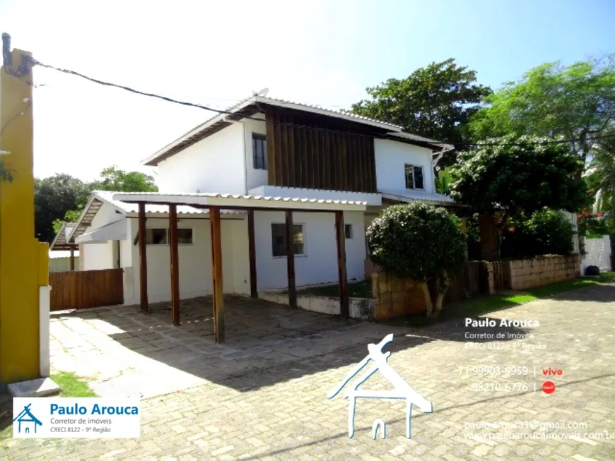 Foto 1 de Casa de Condomínio com 5 Quartos à venda, 410m² em Interlagos Abrantes, Camaçari