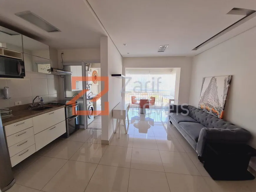 Foto 1 de Apartamento com 1 Quarto para venda ou aluguel, 49m² em Vila Cordeiro, São Paulo