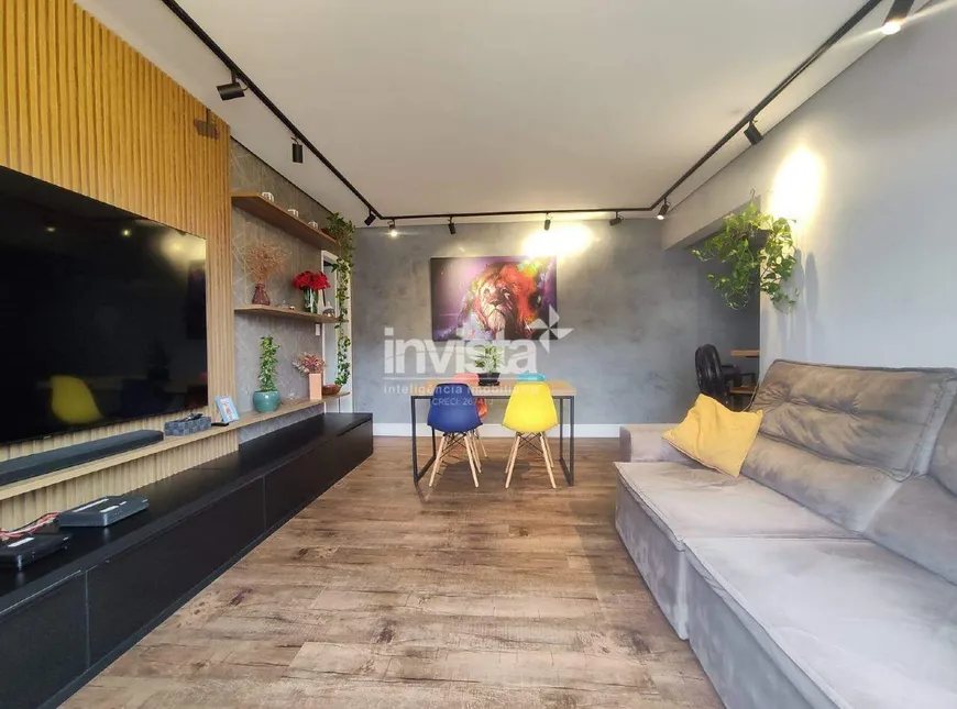 Foto 1 de Apartamento com 2 Quartos à venda, 82m² em Embaré, Santos