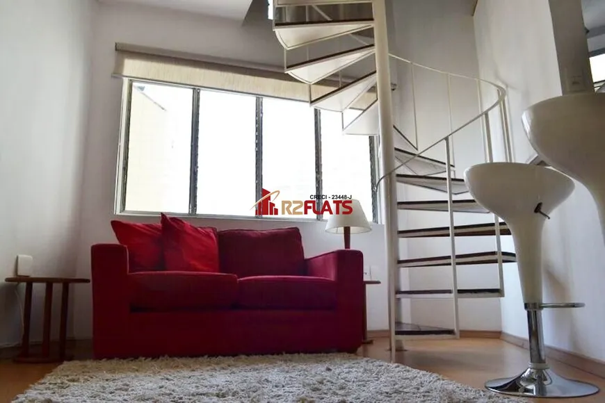 Foto 1 de Flat com 1 Quarto à venda, 45m² em Vila Nova Conceição, São Paulo