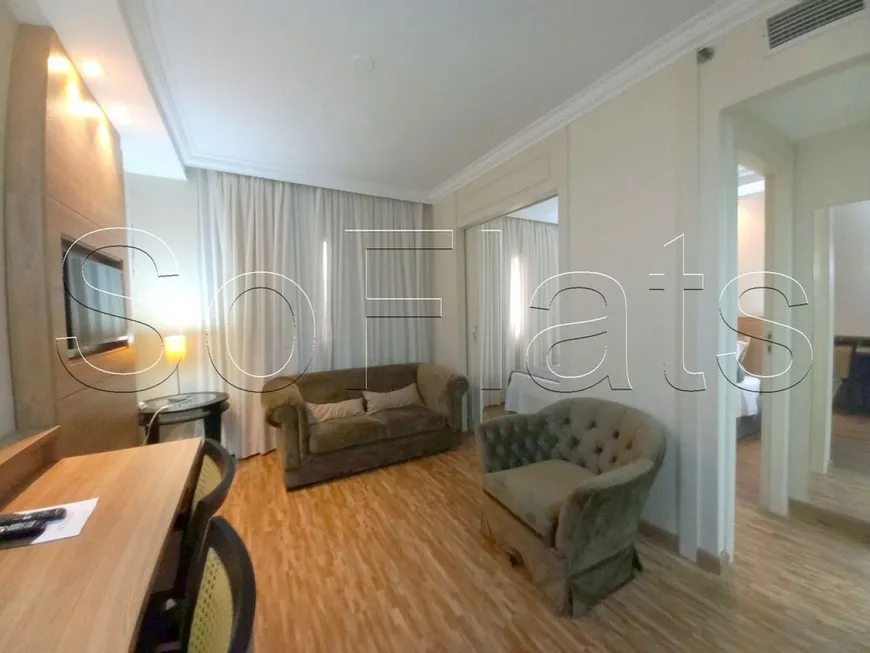 Foto 1 de Flat com 1 Quarto para alugar, 30m² em Vila Olímpia, São Paulo