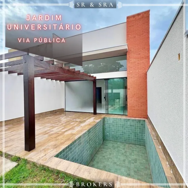Foto 1 de Casa com 3 Quartos à venda, 100m² em Jardim Universitário, Cuiabá