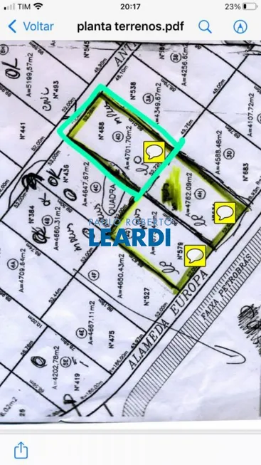 Foto 1 de Lote/Terreno para alugar, 4762m² em Tamboré, Santana de Parnaíba