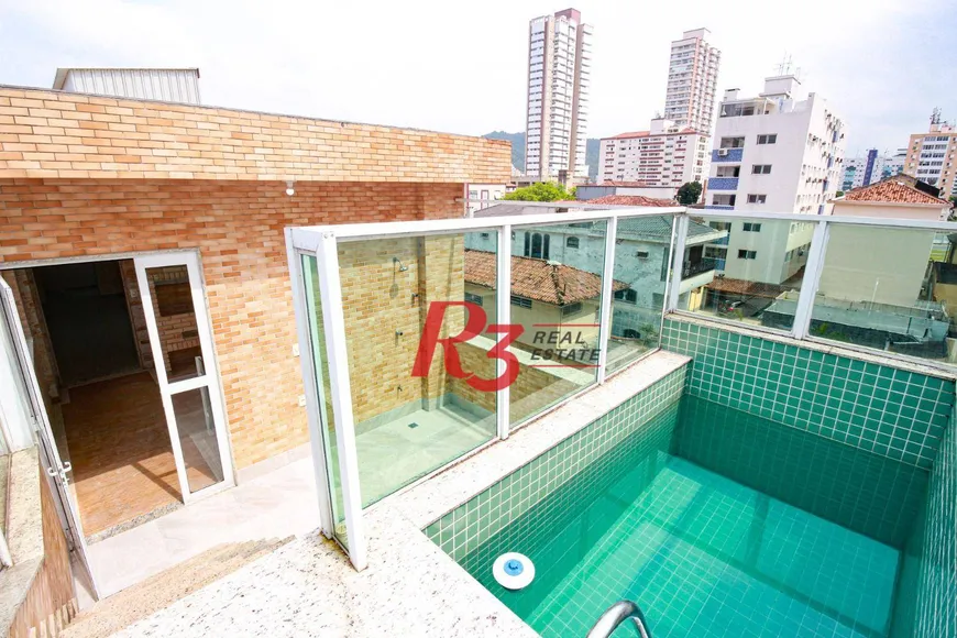 Foto 1 de Sobrado com 4 Quartos à venda, 320m² em Pompeia, Santos