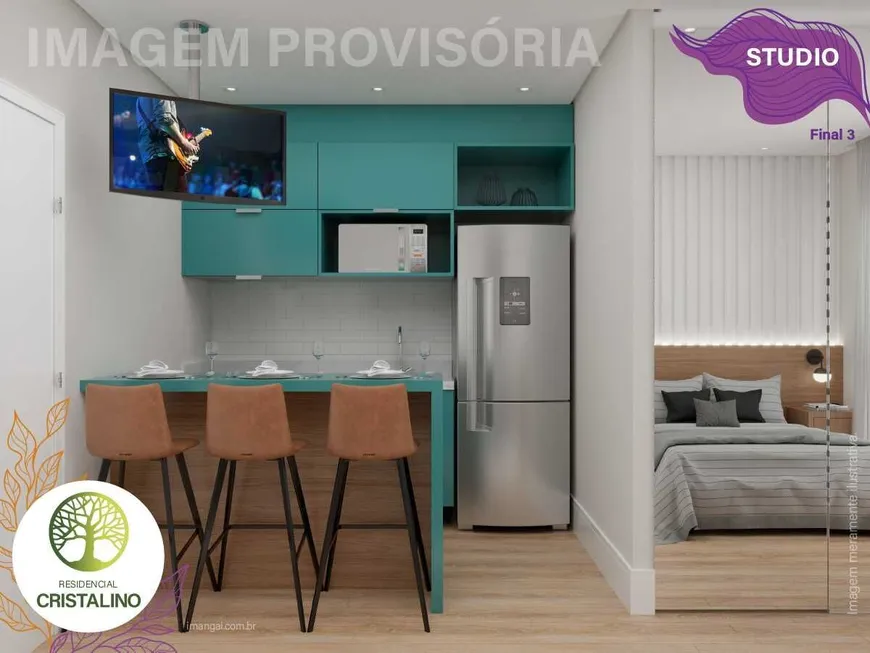 Foto 1 de Apartamento com 1 Quarto à venda, 27m² em Parque das Paineiras, São Paulo