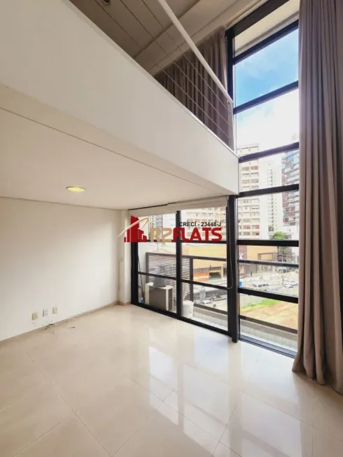 Foto 1 de Flat com 1 Quarto para alugar, 43m² em Vila Olímpia, São Paulo