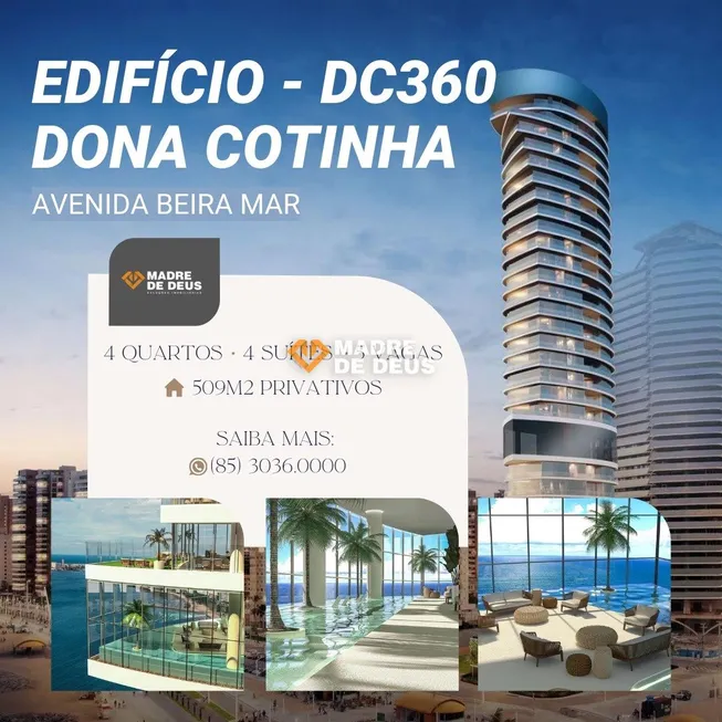 Foto 1 de Apartamento com 4 Quartos à venda, 509m² em Meireles, Fortaleza