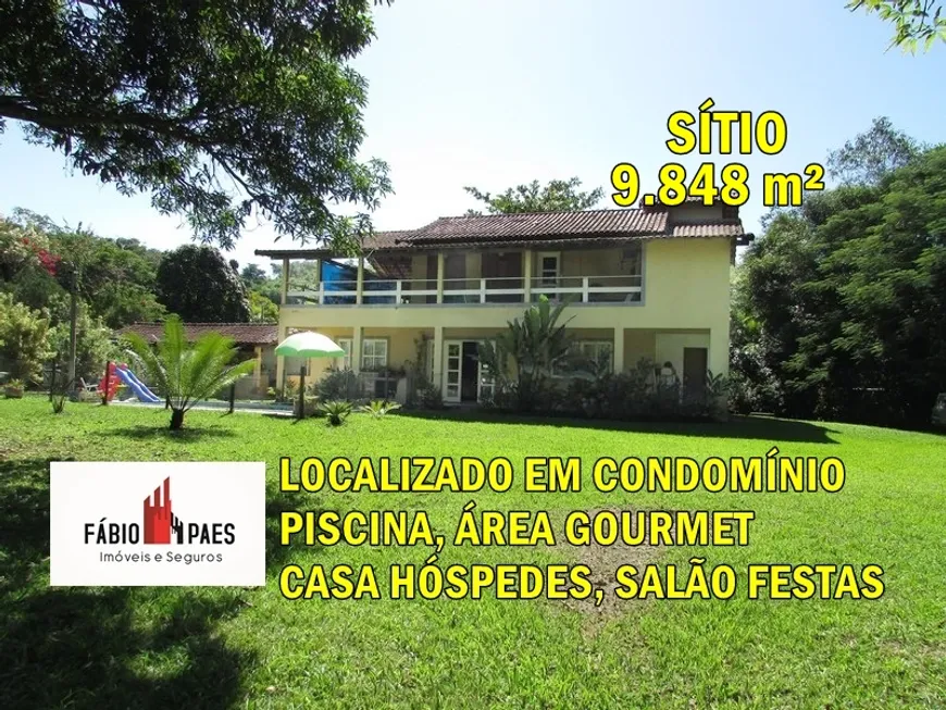 Foto 1 de Fazenda/Sítio com 4 Quartos à venda, 9848m² em Papucaia, Cachoeiras de Macacu