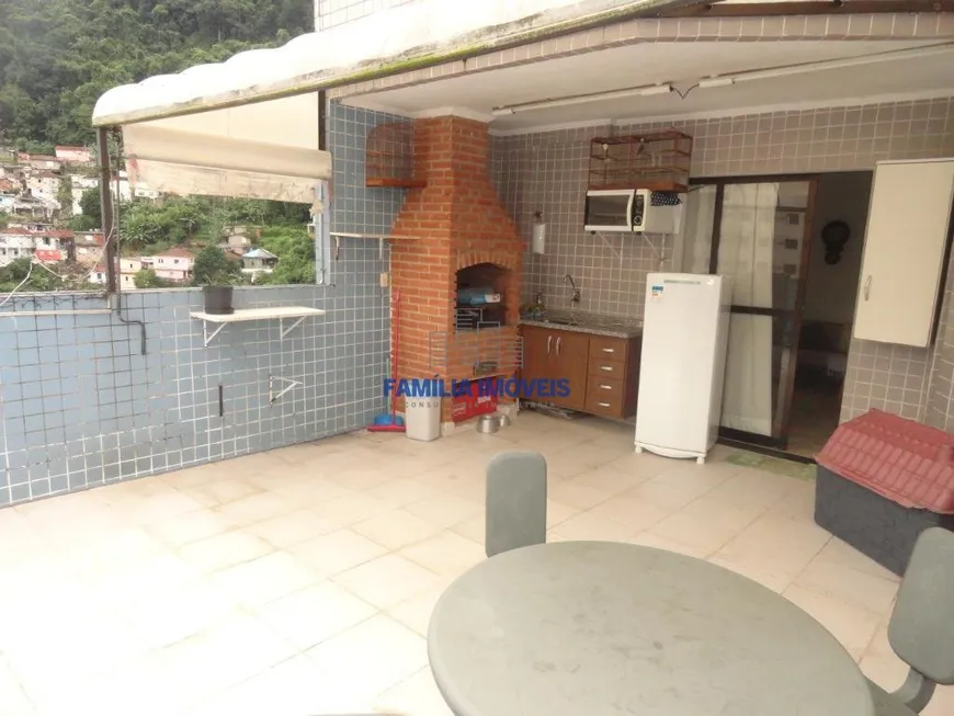 Foto 1 de Cobertura com 3 Quartos à venda, 209m² em Marapé, Santos