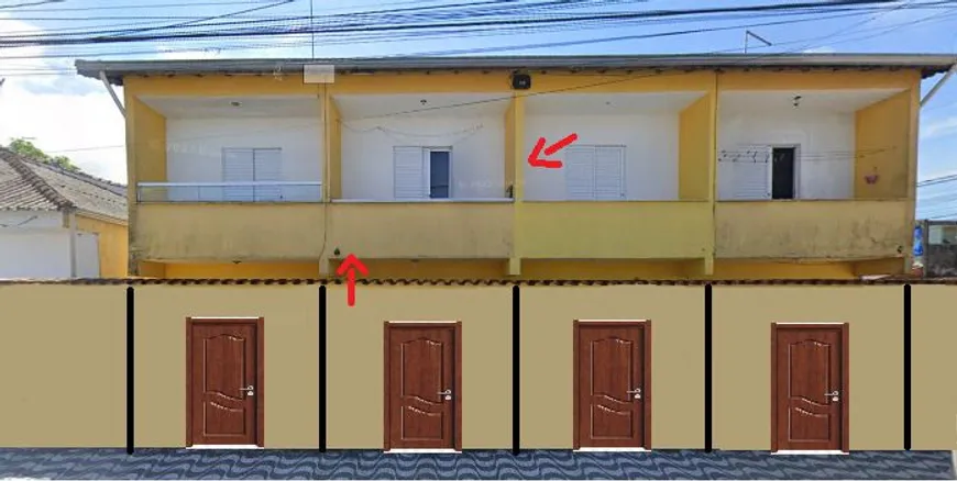 Foto 1 de Sobrado com 2 Quartos à venda, 48m² em Parque das Americas, Praia Grande