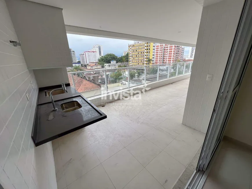 Foto 1 de Apartamento com 4 Quartos à venda, 177m² em Boqueirão, Santos