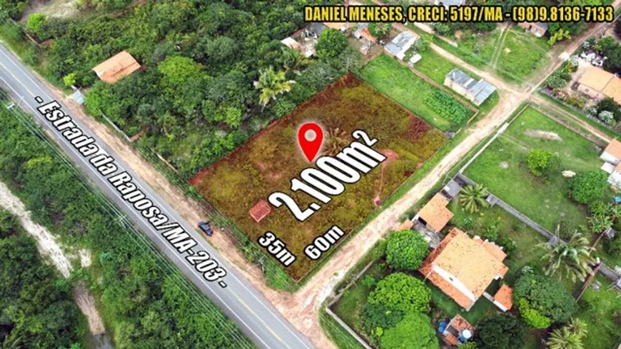 Foto 1 de Lote/Terreno à venda, 2100m² em Alto do Farol, Raposa