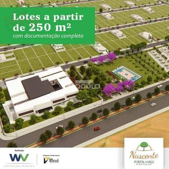 Foto 1 de Lote/Terreno à venda, 300m² em Loteamento Portal do Vale II, Uberlândia