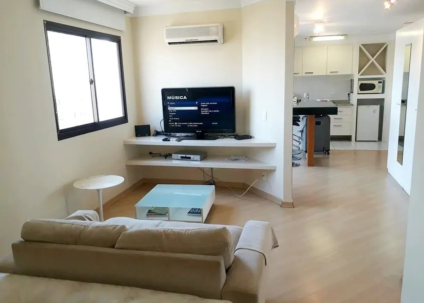 Foto 1 de Flat com 1 Quarto para alugar, 50m² em Vila Olímpia, São Paulo