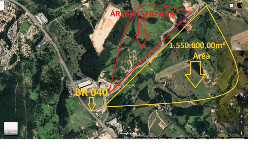 Foto 1 de à venda, 600000m² em Liberdade, Ribeirão das Neves