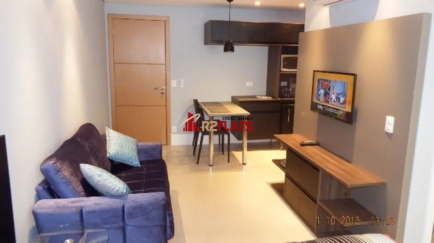 Foto 1 de Flat com 1 Quarto para alugar, 38m² em Vila Nova Conceição, São Paulo