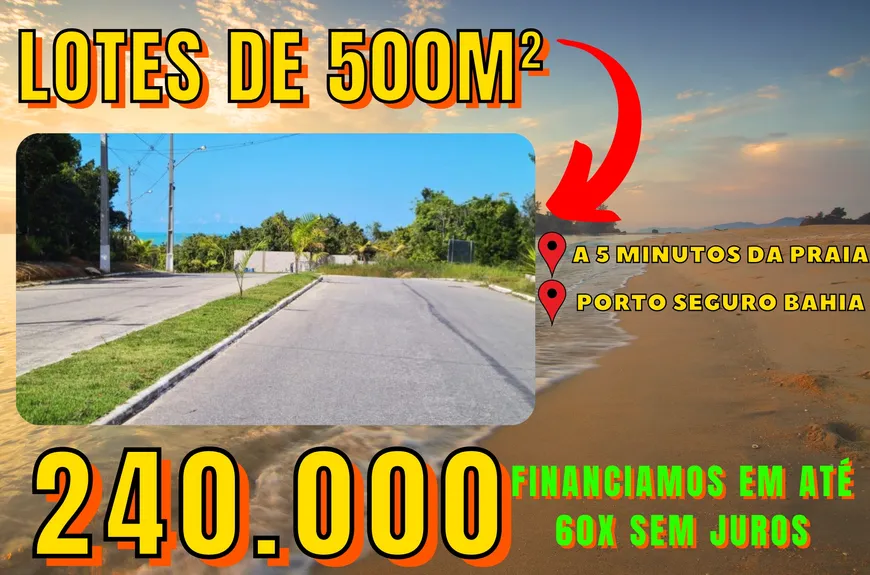 Foto 1 de Lote/Terreno à venda, 500m² em Taperapuan, Porto Seguro