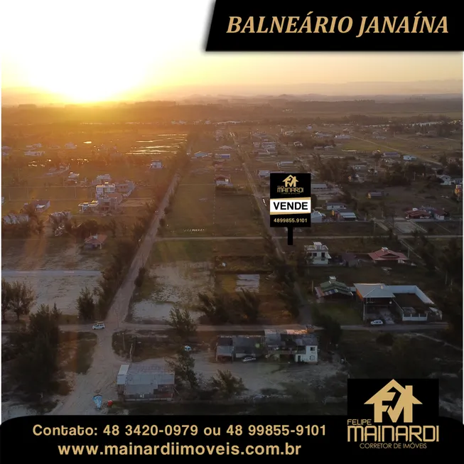 Foto 1 de Lote/Terreno à venda, 300m² em Balneário Janaína, Balneário Gaivota