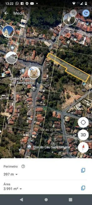 Foto 1 de Lote/Terreno à venda, 3800m² em Centro, Santa Luzia