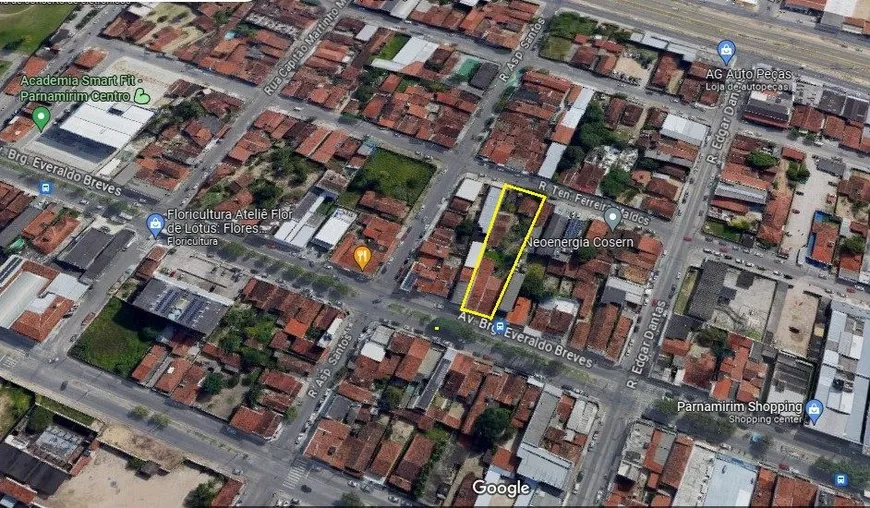 Foto 1 de Lote/Terreno à venda, 1070m² em Centro, Parnamirim