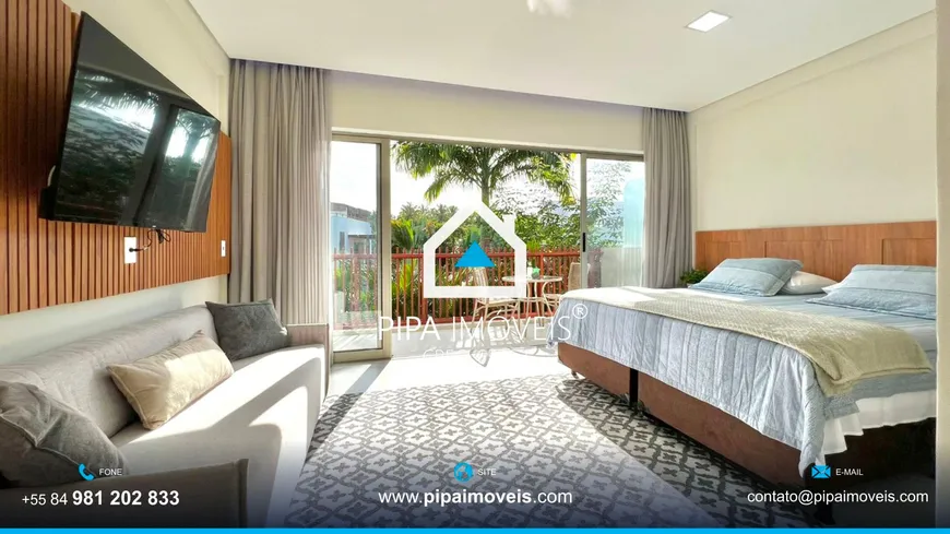 Foto 1 de Apartamento com 1 Quarto à venda, 44m² em Pipa, Tibau do Sul