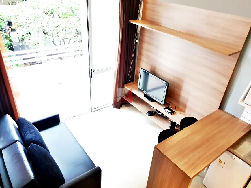 Foto 1 de Flat com 1 Quarto para alugar, 38m² em Cidade Monções, São Paulo