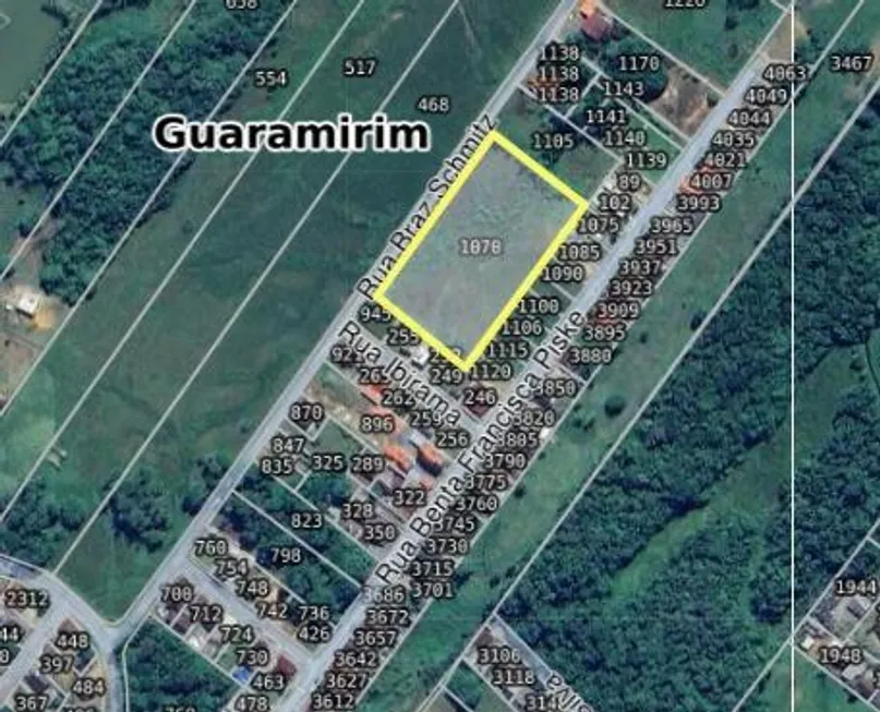 Foto 1 de Lote/Terreno à venda, 8700m² em Corticeira, Guaramirim