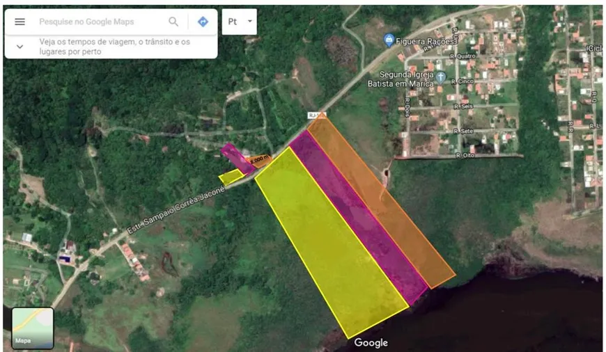 Foto 1 de Lote/Terreno à venda, 8000m² em Ponta Negra, Maricá