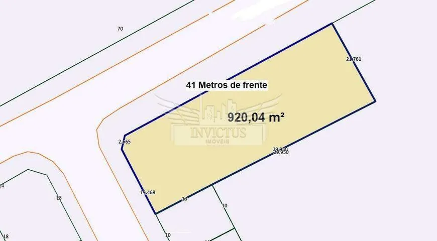 Foto 1 de Lote/Terreno para alugar, 667m² em Vila Alzira, Santo André