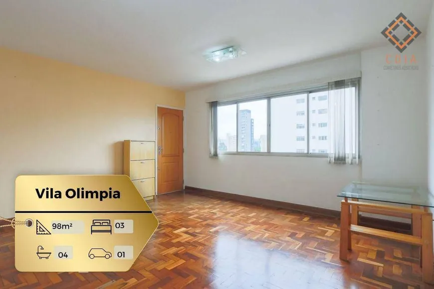 Foto 1 de Apartamento com 4 Quartos à venda, 98m² em Vila Olímpia, São Paulo